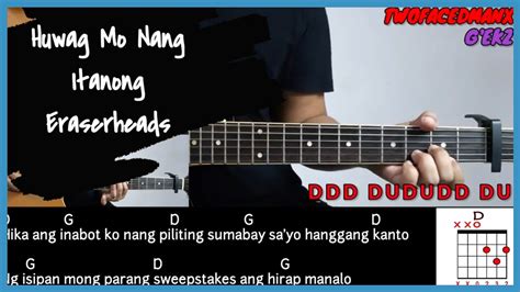 huwag mo nang itanong chords|dangerous mood chords.